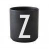 Cup Noir Alphabet A-Z Design Letters