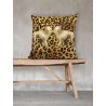 Coussin Velours Tigerdog 50 x 50 cm