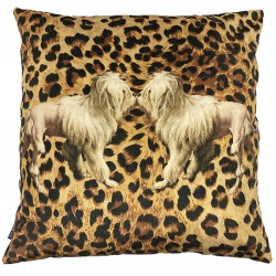 Velvet Cushion Tigerdog 50 x 50 cm