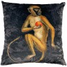 Velvet Cushion Black Ape 50 x 50 cm
