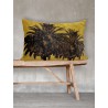 Coussin Velours Mustard Palm 50 x 70 cm