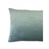 Velvet Cushion Blue Palm 50 x 70 cm