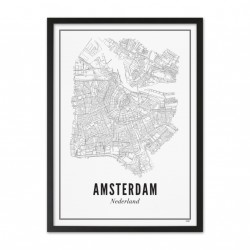 Affiche Ville Amsterdam