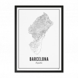 Print Barcelona City