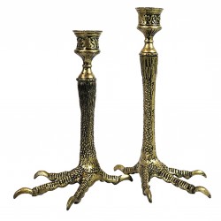 Set 2 Candleholder Birdsfeet