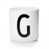 Cup Blanche Alphabet A-Z Design Letters