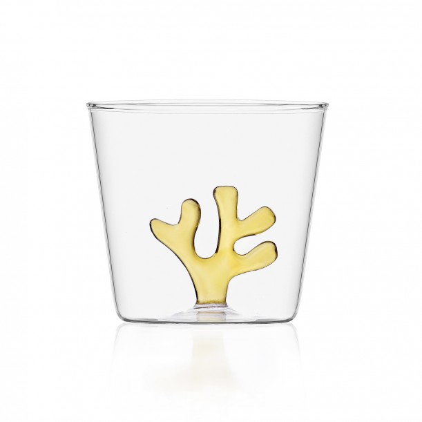 Verre Tumbler Corail Jaune