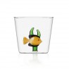 Verre Tumbler Poisson Jaune