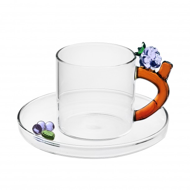 Coffee Cup and Saucer Blackberry