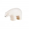 Wooden Polar Bear Figurine