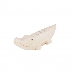 Figurine en Bois Crocodile