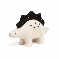 Wooden Dinosaur Stegosaurus Figurine