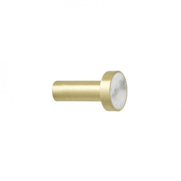 Hook Brass Marble Small Diam 2 x 3,5 cm