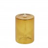 Oil lamp Olie Medium Glass Ambre H 10 x Diam 7,5 cm Eno