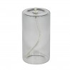 Oil lamp Olie Large Glass Grey H 13,5 x Diam 7,5 cm Eno