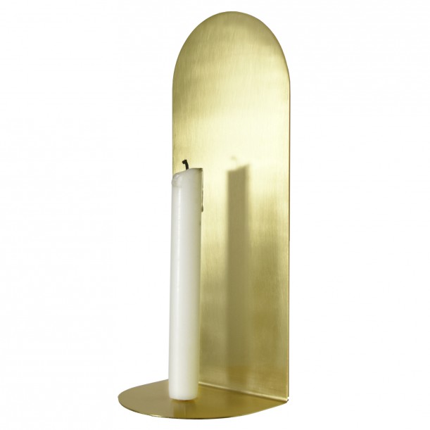 Shelf Candel Holder Archal Light Brass M 12 x 10 x 30 cm