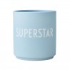 Porcelain Blue Mug Superstar