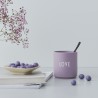 Porcelain Purple Mug Love