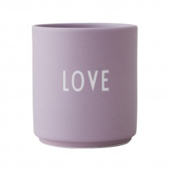 Porcelain Purple Mug Love