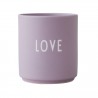 Mug Violet en Porcelaine Love