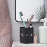 Mug Noir en Porcelaine You Rock