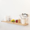 Vintage Rustic Oak Shelf 40 x 25 cm