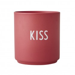 Mug Rouge en Porcelaine Kiss