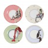 Set 4 Plates Animals 16cm