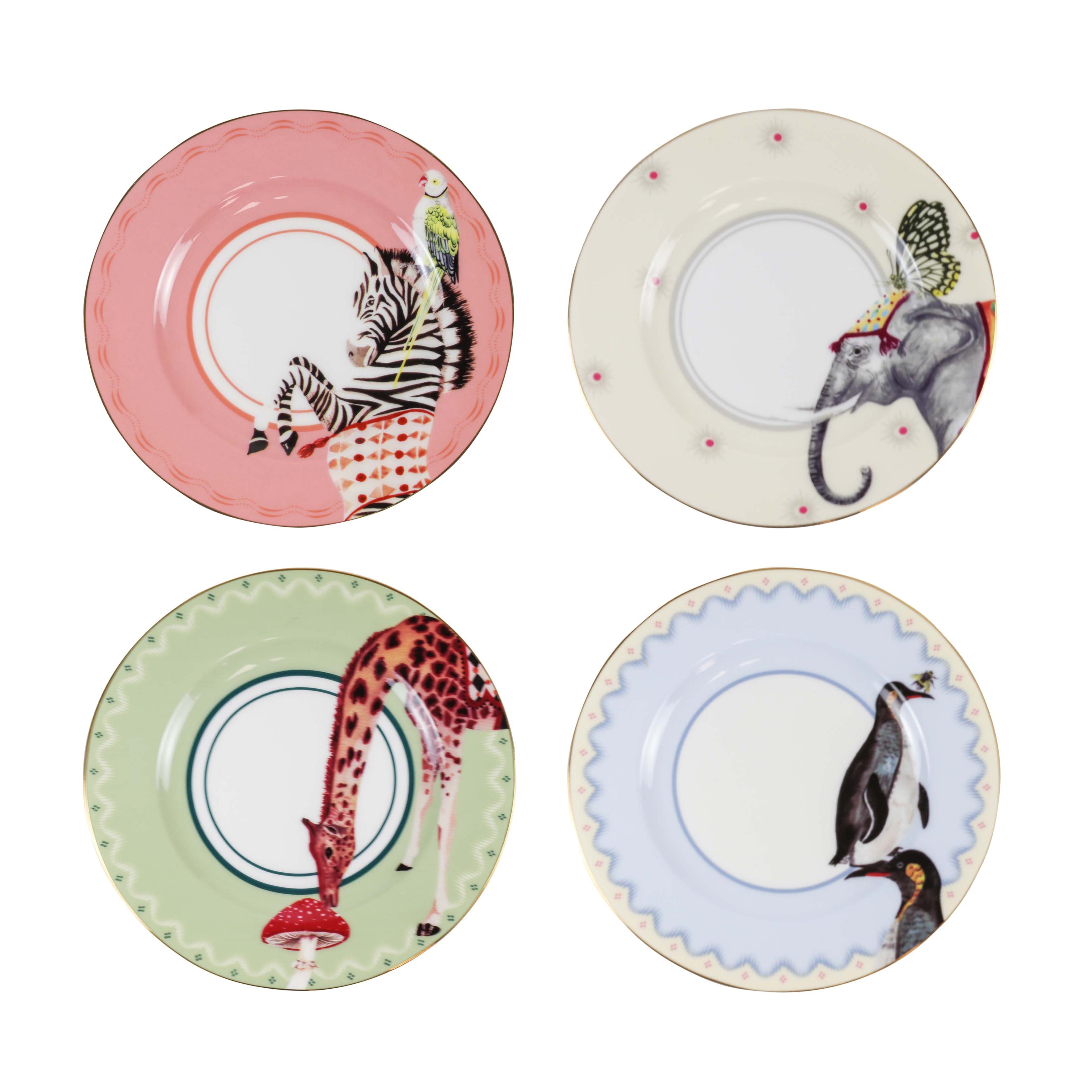 Set Assiettes Animaux 16cm Yvonne Ellen - Main Image
