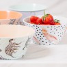 Set of 4 Melamine Bowls 15 cm