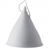 Large Cornette Pendant Lamp White Glazed Porcelain Tsé & Tsé