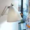 Wall Lamp Cornette White Glazed Porcelain Tsé & Tsé