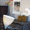 Clip On Cornette Lamp White Matt Porcelain Tsé & Tsé