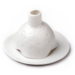 Igloo Studded Matt Porcelain Candleholder TséTsé