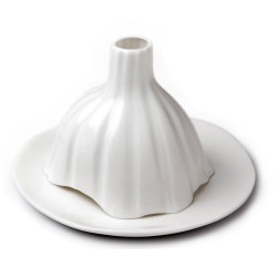 Igloo Striped Matt Porcelain Candleholder TséTsé