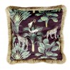 Cushion with fringes Jungle 45 x 45 cm