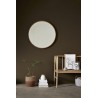 Miroir Mural Rond Cadre en Bambou Diam 80 cm