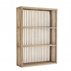 Rectangular Bamboo Shelf