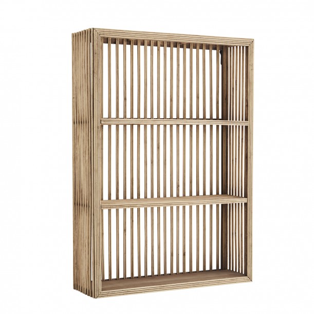 Rectangular Bamboo Shelf