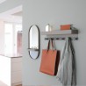 Wall-mounted Mirror with Shelf