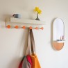 Wall-mounted Mirror with Shelf