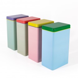 Set of 4 Metal Tins