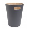 Waste Can Woodrow Black Wood Diam 23 X H 28 cm 7,5 L Umbra