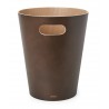 Waste Can Woodrow Black Wood Diam 23 X H 28 cm 7,5 L Umbra