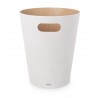 Waste Can Woodrow Black Wood Diam 23 X H 28 cm 7,5 L Umbra