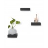 Lot de 3 Etagères Invisibles Showcase