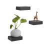 Lot de 3 Etagères Invisibles Showcase