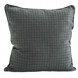 Checked Linen Cushion Cover Madam Stoltz