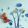 Wall Decoration Copper Butterfly