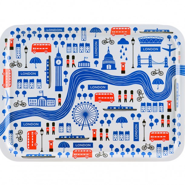 Plateau Londres 43 x 33 cm